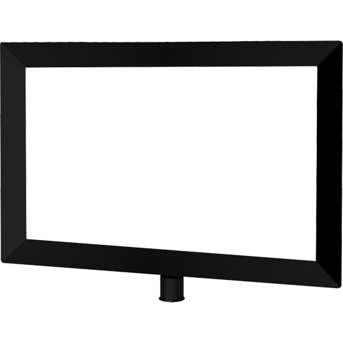Heavy-Duty Horizontal Sign Holder for Classic Posts, Black Rideout Tool & Machine Inc.