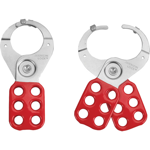 Tabbed Steel Lockout Hasp, Red Rideout Tool & Machine Inc.