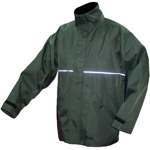 Journeyman Waterproof Jacket, Nylon, Medium, Green Rideout Tool & Machine Inc.
