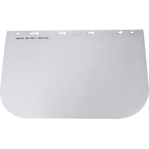 390 Series Replacement Faceshield, Acetate, Clear Tint Rideout Tool & Machine Inc.