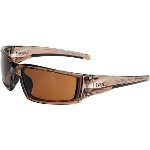 Uvex HydroShield&reg; Hypershock&reg; Safety Glasses, Espresso Lens, Anti-Fog/Anti-Scratch, ANSI Z87+/Meets/Exceeds CSA Z94.3 Rideout Tool & Machine Inc.