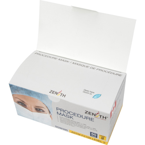 Disposable Procedure Face Masks, ASTM F2100 Level 2, Class 1 Rideout Tool & Machine Inc.