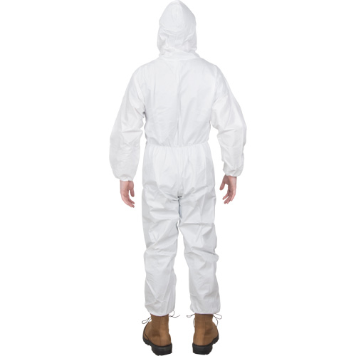 Premium Hooded Coveralls, Small, White, Microporous Rideout Tool & Machine Inc.