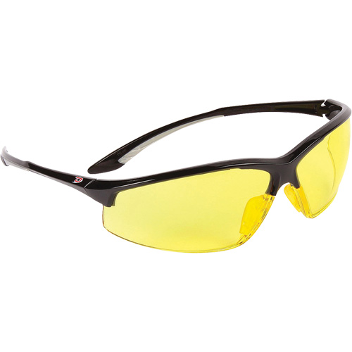Dynamic Hummingbird Semi-Rimless Safety Glasses, Amber Lens, Anti-Fog, ANSI Z87+/Meets/Exceeds CSA Z94.3 Rideout Tool & Machine Inc.