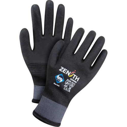 Gants enduits ZX-30° de premi&egrave;re qualit&eacute;, Moyen, R&ecirc;vetement Mousse de PVC, Calibre 15, Enveloppe en Nylon Rideout Tool & Machine Inc.