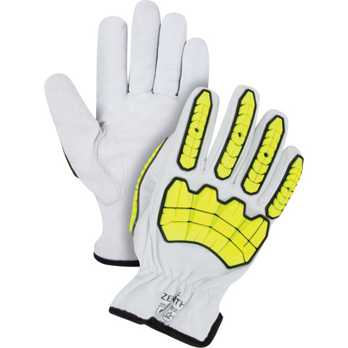 Gants r&eacute;sistants aux coupures et aux chocs, Moyen, Paume en Ch&egrave;vre, Poignet Conducteur Rideout Tool & Machine Inc.