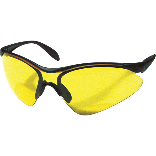 Miranda Safety Glasses, Yellow Lens, Anti-Scratch, Meets/Exceeds CSA Z94.3 Rideout Tool & Machine Inc.