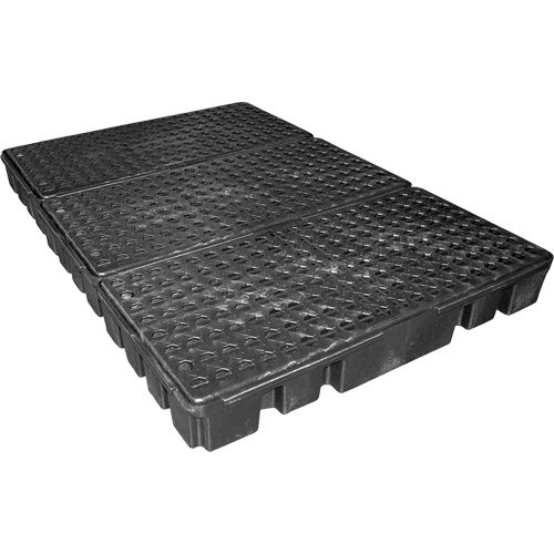 Black Diamond Low Profile Spill Pallet, 76.5 US gal. Spill Capacity, 72" x 49" x 6.5" Rideout Tool & Machine Inc.