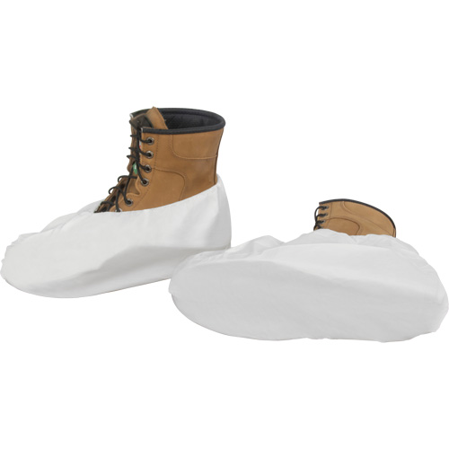 Shoe Covers, One Size, Microporous, White Rideout Tool & Machine Inc.