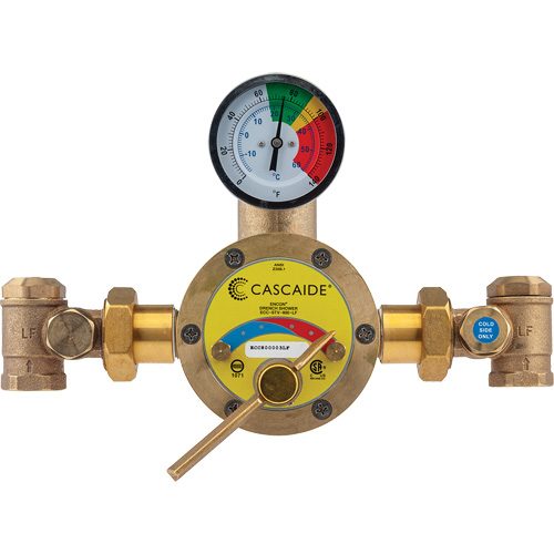 Mixing Valve for Exposed Assembly of Drench or Combination Emergency Shower, 56 GPM Rideout Tool & Machine Inc.