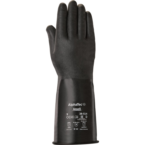 Gants AlphaTec 38-514, Taille 7, 14" lo, Caoutchouc butyle, 14 mils Rideout Tool & Machine Inc.