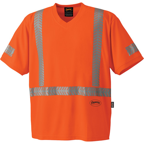 6900 T-shirt de protection contre les rayons UV CoolPass, 3T-Grand, Orange haute visibilit&eacute; Rideout Tool & Machine Inc.