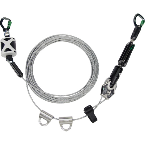 Temporary Horizontal Lifeline, Galvanized Cable Rideout Tool & Machine Inc.