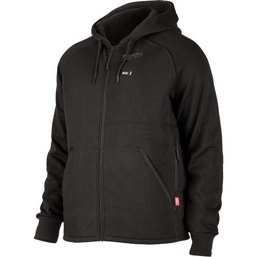 Chandail &agrave; capuchon chauffant M12, Hommes, Grand, Noir, Polyester Rideout Tool & Machine Inc.