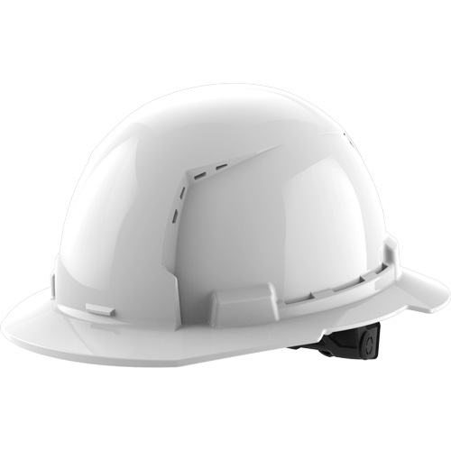 Full Brim Hardhat, CSA Type 1, Ratchet Suspension, Vented Rideout Tool & Machine Inc.