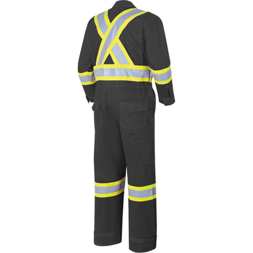 7702BK FR-Tech&reg; 88/12 FR Arc Rated Coveralls, Size 36, Black, 9.7 cal/cm² Rideout Tool & Machine Inc.