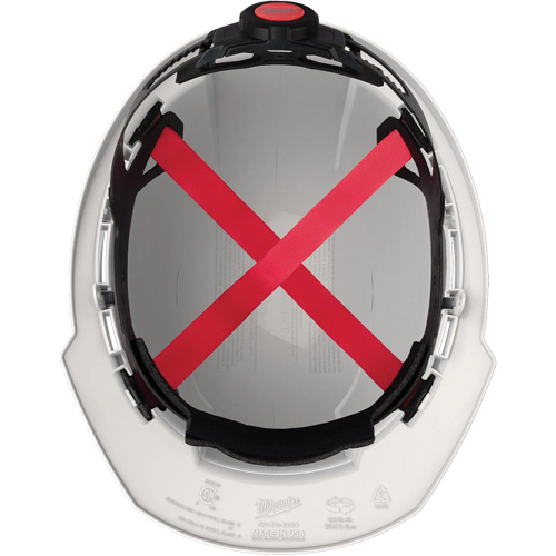Casque de s&eacute;curit&eacute; &agrave; bordure avant, R&eacute;pond aux normes CSA type 1, Suspension Rochet, Non ventil&eacute; Rideout Tool & Machine Inc.