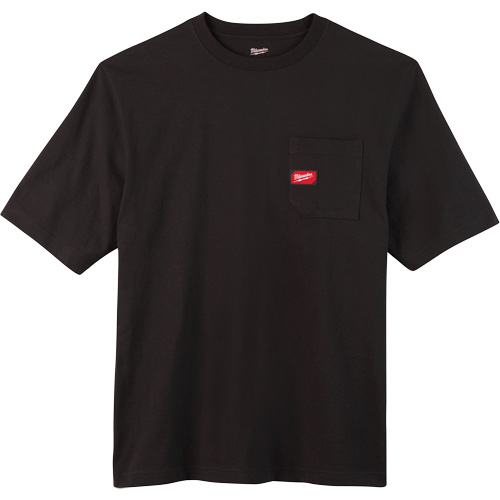 Heavy-Duty Pocket T-Shirt, Men's, Small, Black Rideout Tool & Machine Inc.