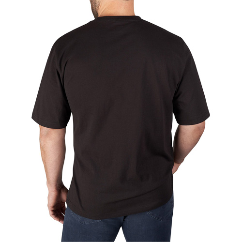Heavy-Duty Pocket T-Shirt, Men's, Small, Black Rideout Tool & Machine Inc.