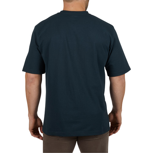 Heavy-Duty Pocket T-Shirt, Men's, Small, Blue Rideout Tool & Machine Inc.