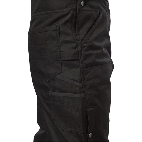 Salopette GridIron courte avec fermeture &agrave; glissi&egrave;re jusqu'&agrave; la cuisse, Hommes, 2T-Grand, Noir Rideout Tool & Machine Inc.