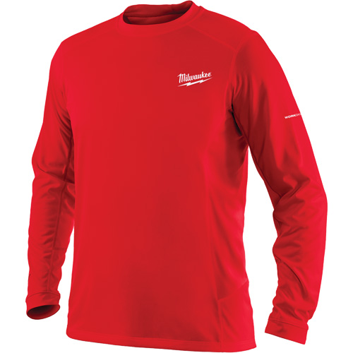Workskin Long Sleeve Shirt, Men's, Small, Red Rideout Tool & Machine Inc.