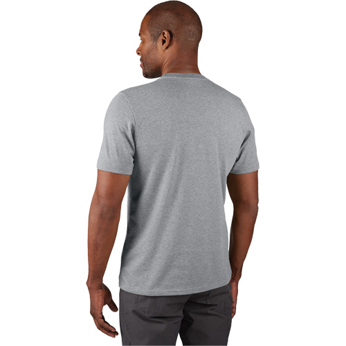 Hybrid Work Tee Shirt, Men's, Small, Grey Rideout Tool & Machine Inc.