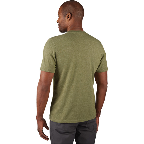 Hybrid Work Tee Shirt, Men's, Small, Green Rideout Tool & Machine Inc.