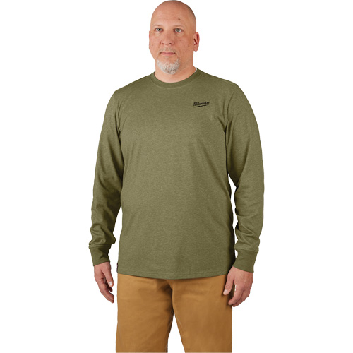 Hybrid Work Tee Shirt, Men's, Small, Green Rideout Tool & Machine Inc.