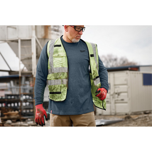 T-shirt de travail hybride, Hommes, Petit, Bleu Rideout Tool & Machine Inc.
