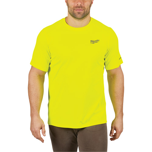 Workskin Lightweight High Visibility Shirt, Men's, Small, Yellow Rideout Tool & Machine Inc.
