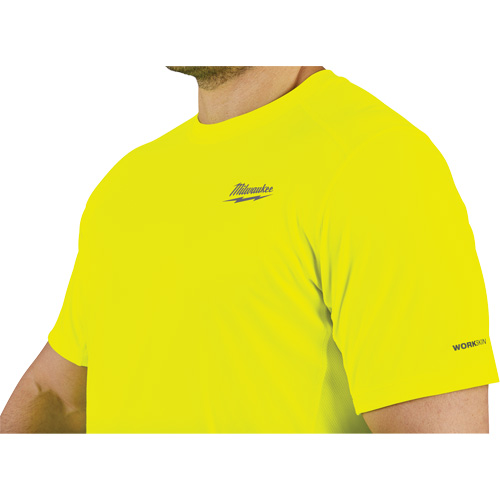 Workskin Lightweight High Visibility Shirt, Men's, Small, Yellow Rideout Tool & Machine Inc.