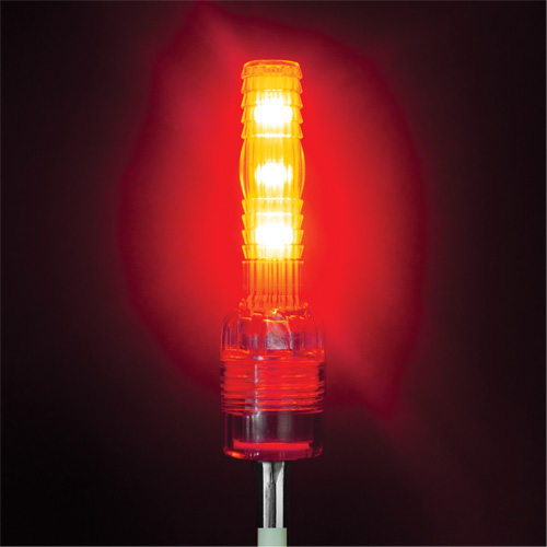 Tige de s&eacute;curit&eacute; avec lumi&egrave;re robuste Safety Whip Rideout Tool & Machine Inc.