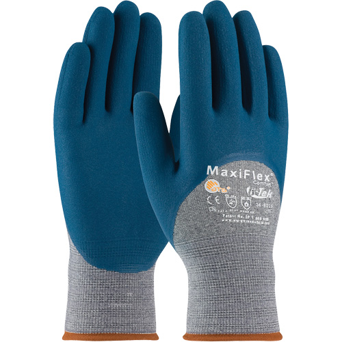 ATG MaxiFlex&reg; Comfort Seamless Knit Gloves, Large, Nitrile Coating, 15 Gauge, Nylon Shell Rideout Tool & Machine Inc.