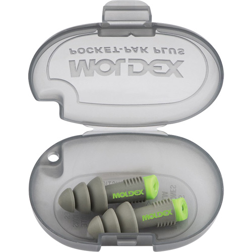 Alphas Reusable Earplugs, Uncorded, Bulk - Plastic Case, 27 dB NRR, One-Size Rideout Tool & Machine Inc.