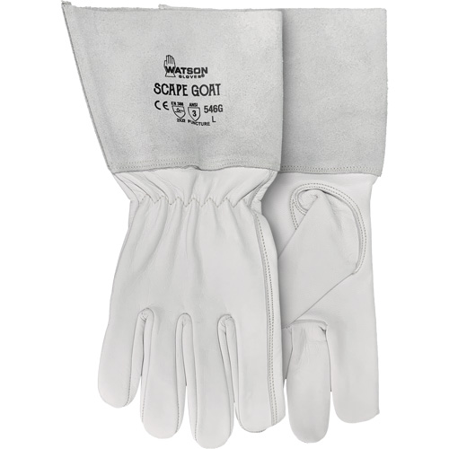 546G Scape Goat Gloves, Small, Grain Goatskin Palm Rideout Tool & Machine Inc.