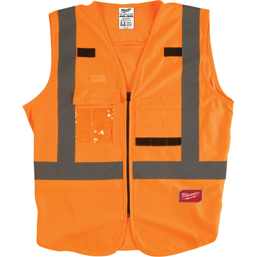 Veste de s&eacute;curit&eacute;, Orange haute visibilit&eacute;, 4T-Grand/5T-Grand Rideout Tool & Machine Inc.