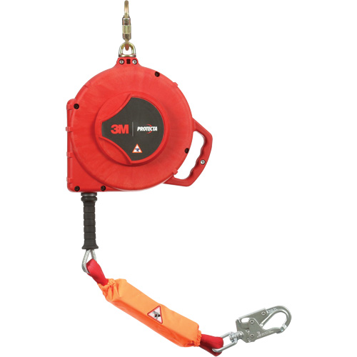 Rebel Self Retracting Lifeline, 50', Galvanized Steel, Swivel Rideout Tool & Machine Inc.