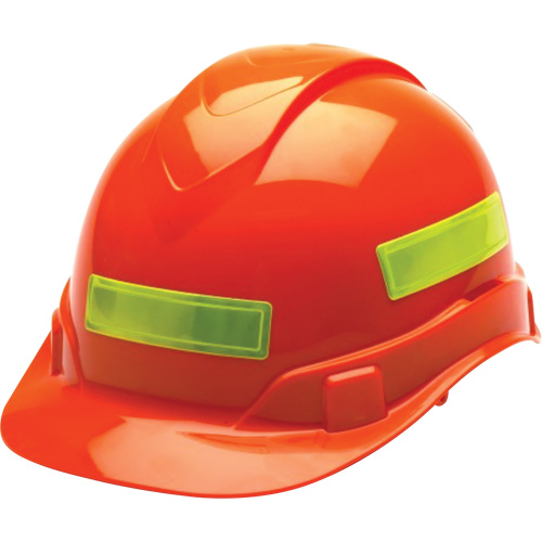 Autocollants r&eacute;fl&eacute;chissants vert lime pour casque Rideout Tool & Machine Inc.
