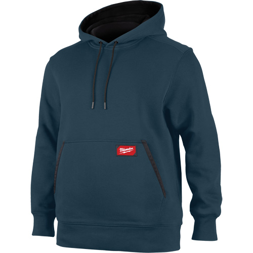 Midweight Pullover Hoodie, Men's, Small, Blue Rideout Tool & Machine Inc.