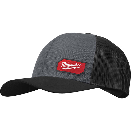 Casquette &agrave; patte pressionn&eacute;e GridIron, Gris, Nylon/Poly-coton Rideout Tool & Machine Inc.
