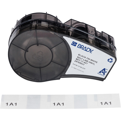 Self-Laminating Wrap Around Labels with Ribbon, Black Rideout Tool & Machine Inc.