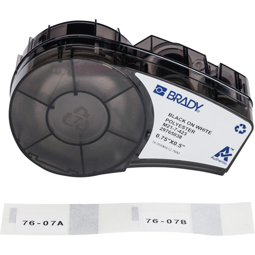 Harsh Environment Multi-Purpose Labels with Ribbon, Black Rideout Tool & Machine Inc.