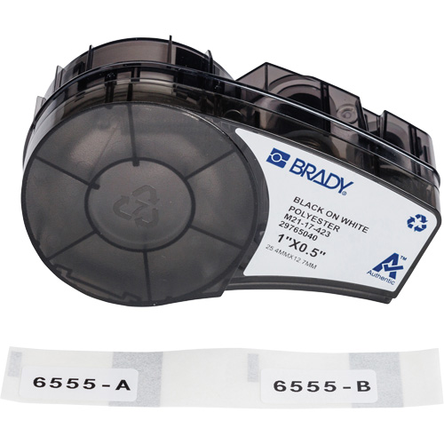 Harsh Environment Multi-Purpose Labels with Ribbon, Black Rideout Tool & Machine Inc.
