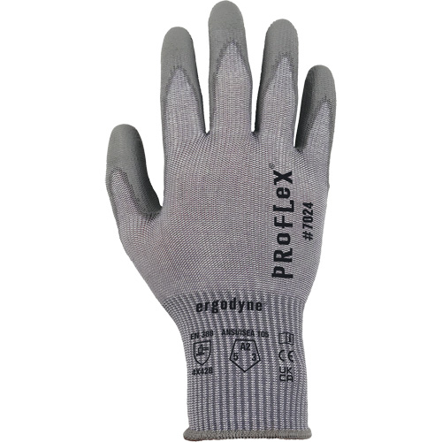 Gants r&eacute;sistant &agrave; la coupe Proflex 7024, Taille Petit, Calibre 13, Rev&ecirc;tement Polyur&eacute;thane, Enveloppe en Polyester/PEHP/Spandex, ASTM ANSI niveau A2/EN 388 niveau B Rideout Tool & Machine Inc.