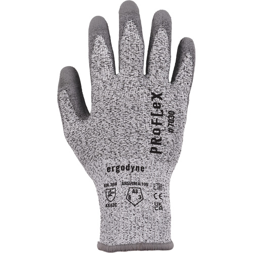 Gants r&eacute;sistant &agrave; la coupe Proflex 7030, Taille Petit, Calibre 13, Rev&ecirc;tement Polyur&eacute;thane, Enveloppe en Nylon/PEHP/Spandex, ASTM ANSI niveau A3/EN 388 niveau C Rideout Tool & Machine Inc.