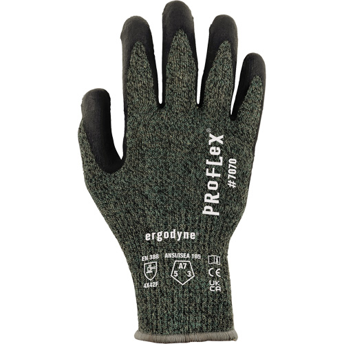 ProFlex 7070 Nitrile Coated Cut-Resistant Gloves, Size Small, 13 Gauge, Nitrile Coated, Aramid Shell, ASTM ANSI Level A7/EN 388 Level F Rideout Tool & Machine Inc.