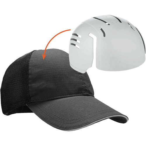 Skullerz 8946 Standard Baseball Cap with Bump Cap Insert, Black Rideout Tool & Machine Inc.