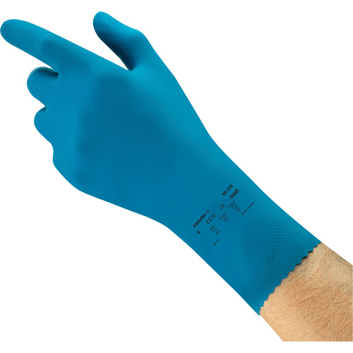 AlphaTec&reg; 88-356 Chemical-Resistant Food-Processing Gloves, Size 7, 12" L, Rubber Latex, 17-mil Rideout Tool & Machine Inc.