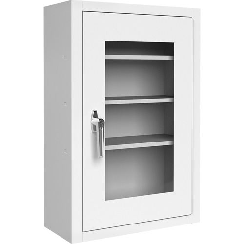 Lockable Medicine Cabinet with Plexiglas Door Rideout Tool & Machine Inc.